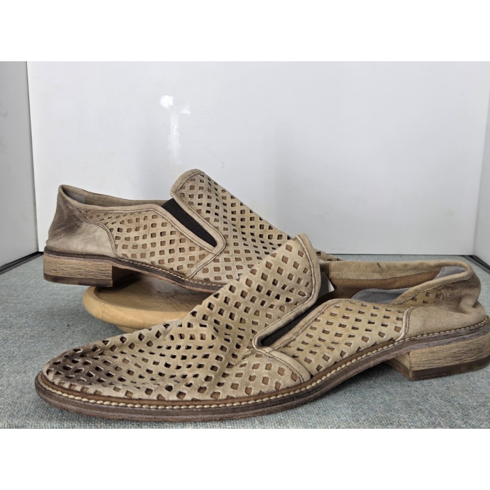 Bed Stu Cobbler Series Slip On Loafers Shoes Leather Vero Cuoio Italy Sz 43